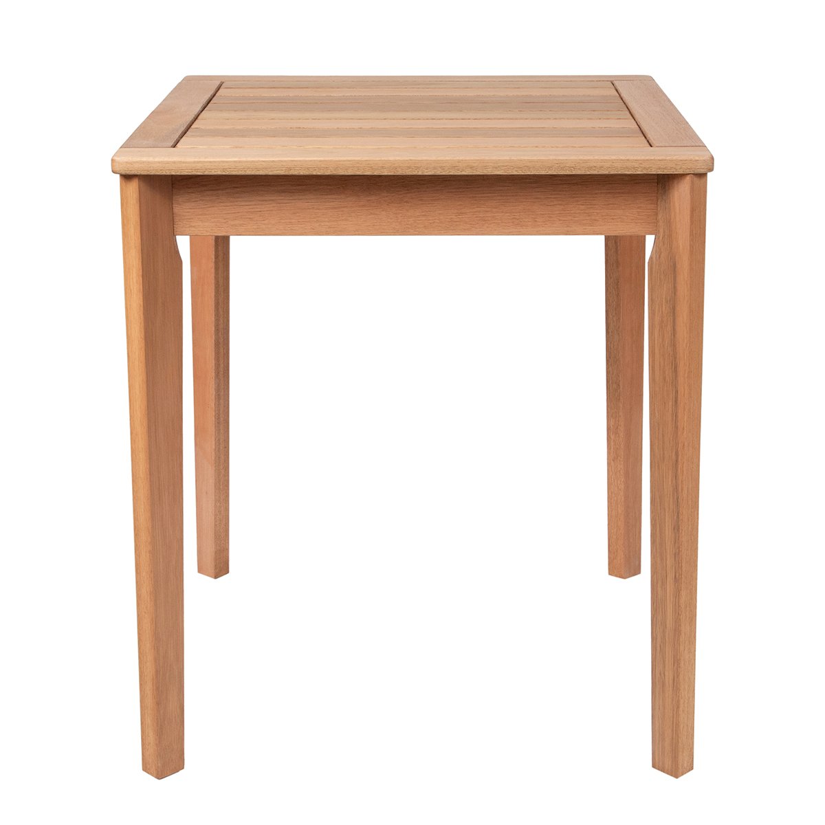 Mesa Quadrada Lyptos 67x67 Madeira Maciça de Eucalipto Cor