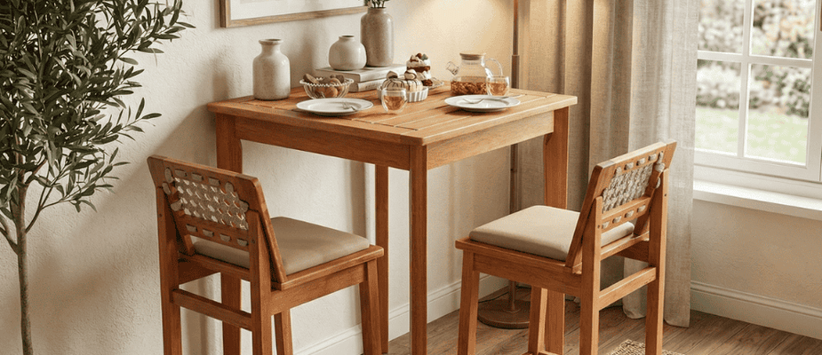 Mesas com banquetas: medidas ideais e ergonomia para o dia a dia